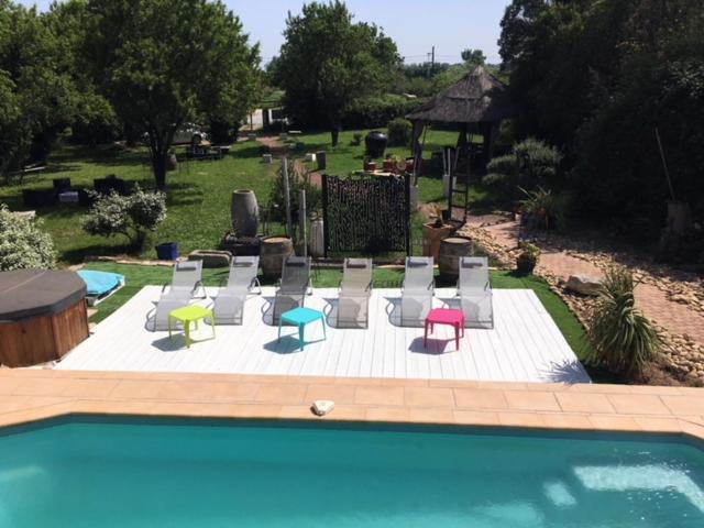 Esprit D'Ailleurs Bed and Breakfast Baillargues Εξωτερικό φωτογραφία